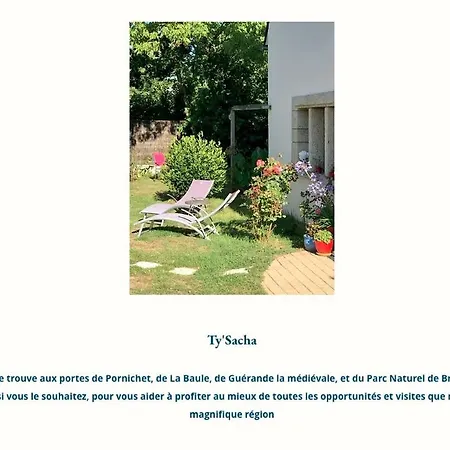 Couette-café Aux Portes De Pornichet, D'hôtes Ty'sacha *