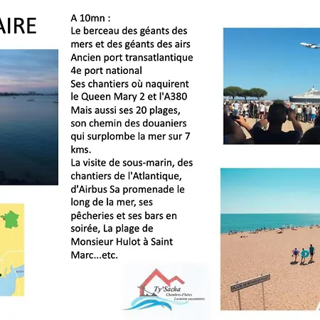 Bed & Breakfast Aux Portes De Pornichet, D'hotes Ty'sacha Saint-Nazaire (Loire-Atlantique)