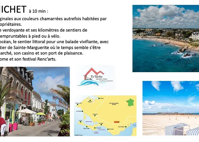 فندق مبيت وإفطار Aux Portes De Pornichet, D'hotes Ty'sacha