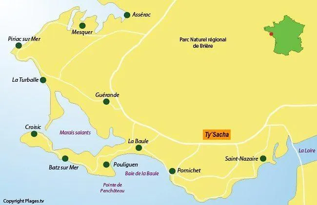 Aux Portes De Pornichet, D'hotes Ty'sacha سان نازير